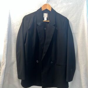 H&M Elegant Black Womens Blazer